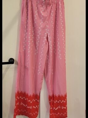 Women’s Pink Sardines Wide-Leg Pants